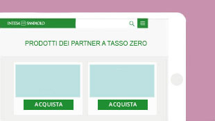 Scegli il prodotto e acquistalo a tasso zero