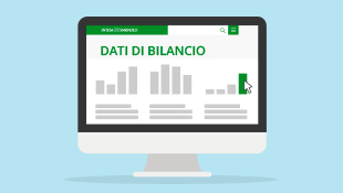 Trading online: infografica dati di bilancio